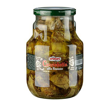 Eingelegte Artischocken, in Oliven- und Sonnenblumen�l - alla Romana - 2,75 kg - Glas - www.gourmet-versand.com