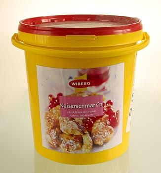 Wiberg Kaiserschmarrn Zutatenmischung, ohne Rosinen - 5 kg - Eimer - www.gourmet-versand.com