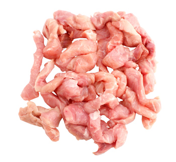 Duroc - Schwein Geschnetzeltes, Fleisch, ABSOLUTE RARITÄT - ca. 400g - Folie - www.gourmet-versand.com Duroc - Schwein Geschnetzeltes, Fleisch, ABSOLUTE RARITÄT - ca. 400g - Folie - www.gourmet-versand.com
