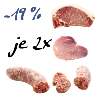 Duroc - FAMILIENPAKET 19 % Preisvorteil (2x Rückensteak, 2x Minutensteak, 2x Bratwurst, Schmalz kostenlos) - gesamt ca. 1,090 kg - - www.gourmet-versand.com Duroc - FAMILIENPAKET 19 % Preisvorteil (2x Rückensteak, 2x Minutensteak, 2x Bratwurst, Schmalz kostenlos) - gesamt ca. 1,090 kg - - www.gourmet-versand.com