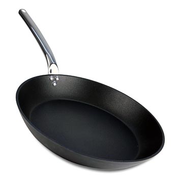 de BUYER Choc Ceramic-Antihaft-Pfanne, Alu-Edelstahl, � 38 cm, 4,5 cm hoch - St - T�te - www.gourmet-versand.com