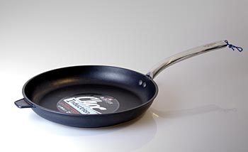 de BUYER Choc Induktions-Antihaft Pfanne, Alu-Edelstahl, � 32 cm, 4,5 cm hoch - St - T�te - www.gourmet-versand.com