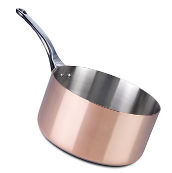 de BUYER Induktions Kasserolle, Kupfer-Edelstahl, magnetischer Boden, � 24 cm - St - Karton - www.gourmet-versand.com