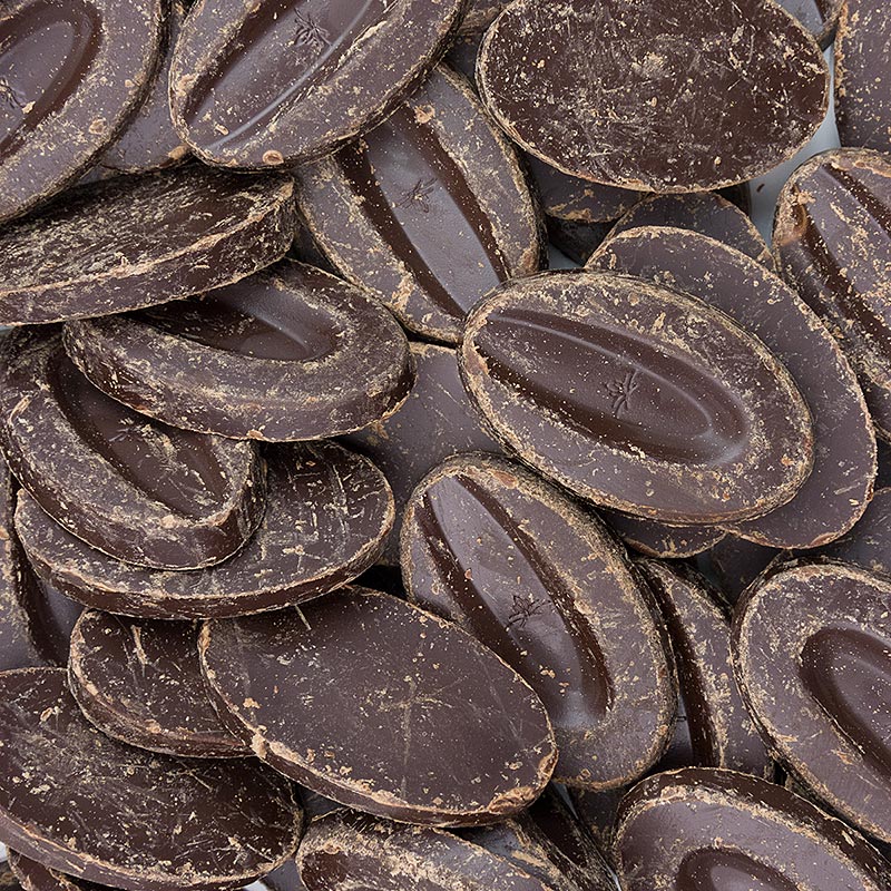 Valrhona Abinao, dunkle Couverture als Callets, 85 % Kakao aus Afrika - 3 kg - Beutel