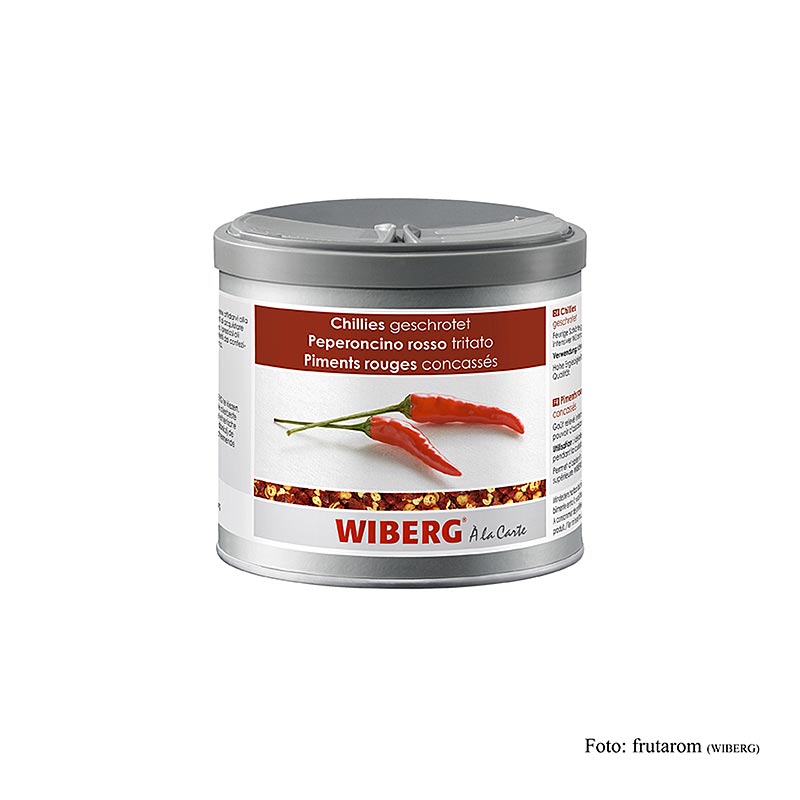 Wiberg Chilies, geschrotet (Chiliflocken) - 190 g - Aroma-Tresor