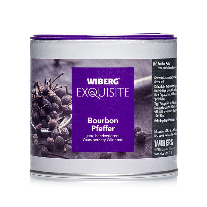 Wiberg Exquisite Bourbon Pfeffer (Voatsiperifery), ganz - 240 g - Aromabox
