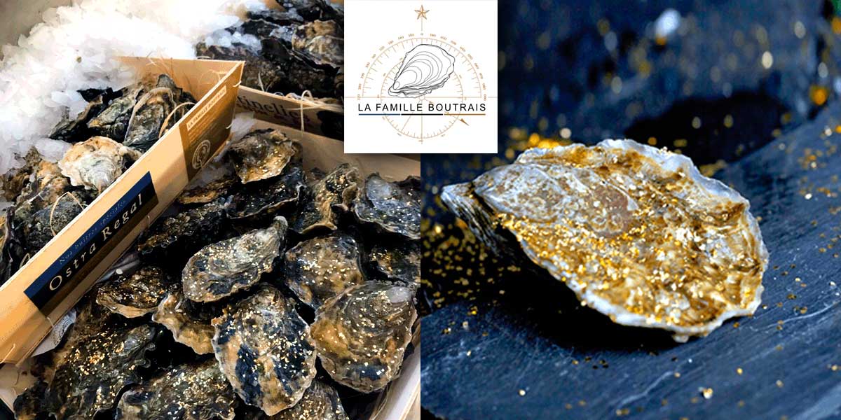 Selection OR Ostra Regal von La Famille Boutrais mit Blattgold