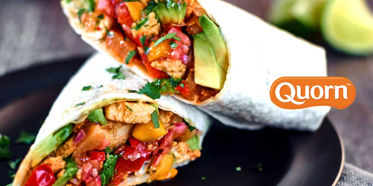 Wraps met mangosalsa en Quorn-schijfjes