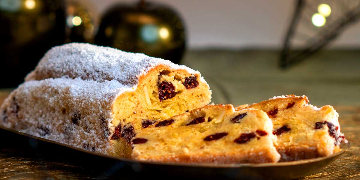 Boule de Noël Vondels avec fourchette pour gâteau