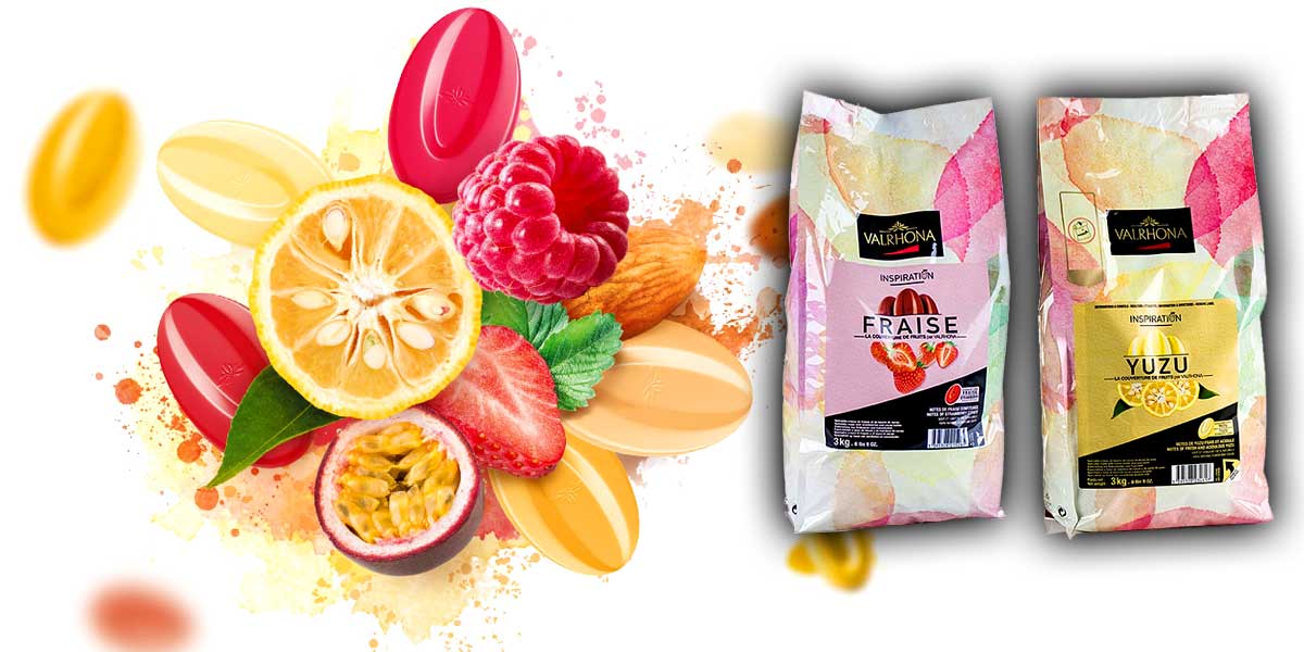 Chocolat de Couverture Inspiration Fraise 250g Valrhona -  , Achat, Vente