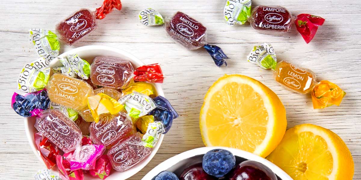 Fruchtgelee Bonbons von Caffarel