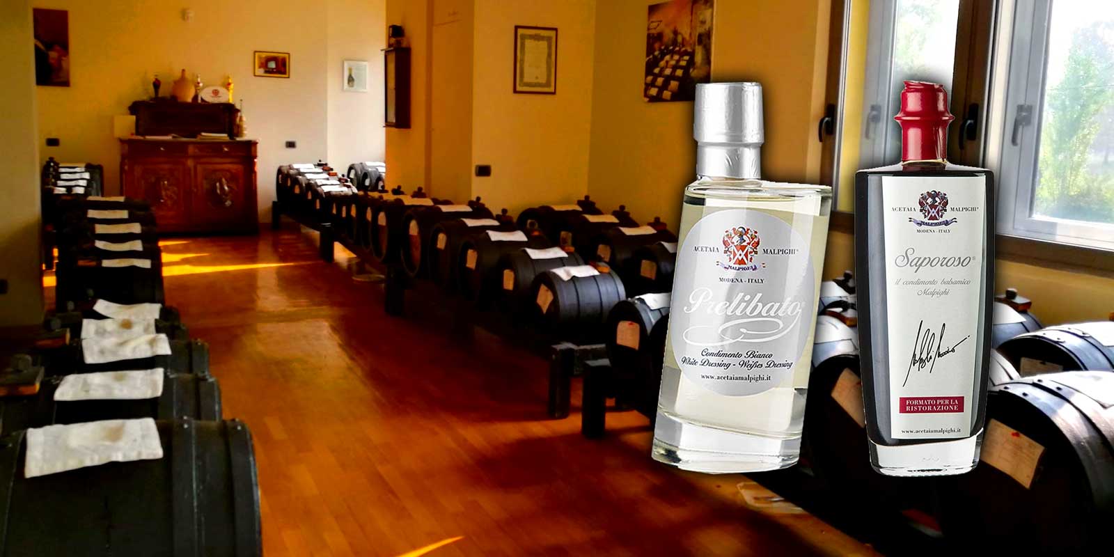 Vinegar - Aceto Balsamico from Malpighi The Malpighi company has been producing high-quality acetos for more than 200 years. You can only expect exceptionally excellent products from the Malpighi company in Modena, Italy.