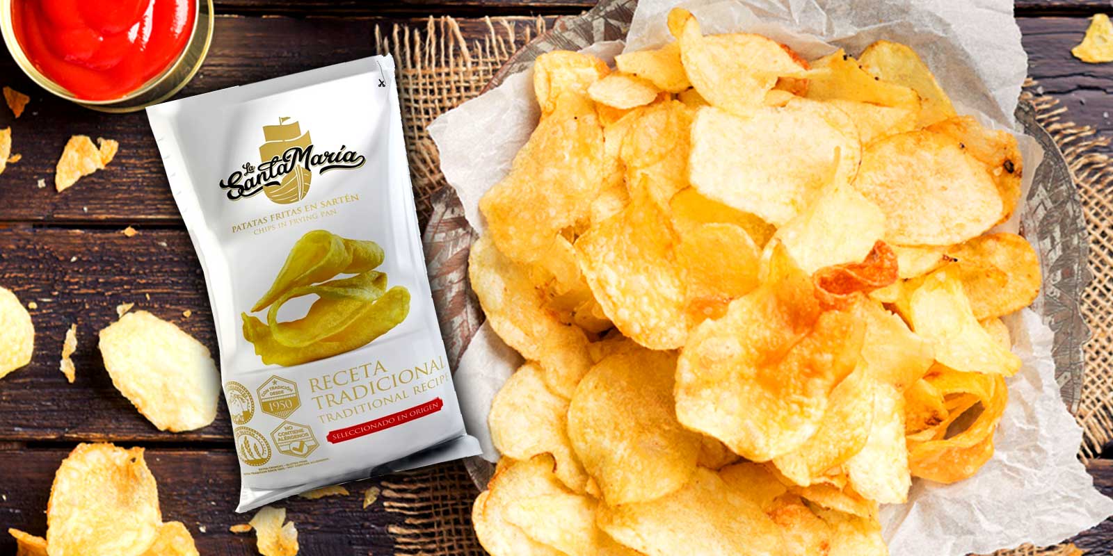 CHIPS made from potatoes or durum wheat 