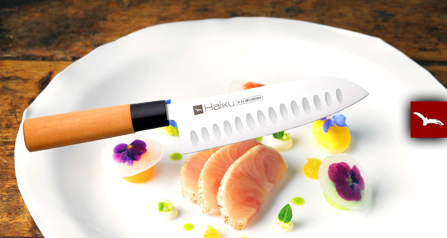 Haiku alkuperainen veitsi Chroman Haiku Original -veitset ovat kuin japanilaisia haikuja (huijauksia / sakeita) - erityisen teravia.