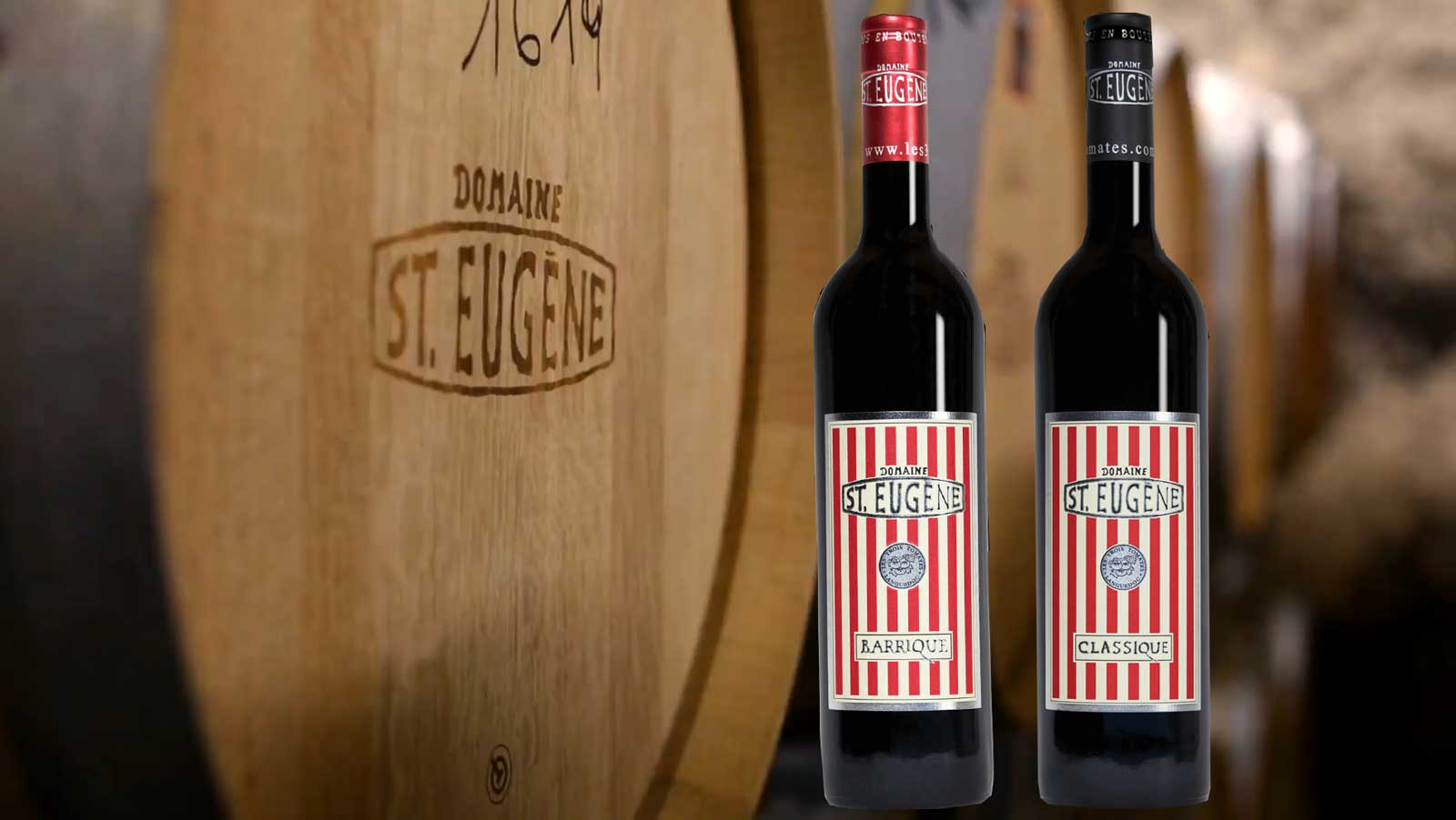 Anggur Prancis - Languedoc-Roussillon - St Domaine de St-Eugene kami adalah kilang anggur yang bangkit kembali dengan sejarah lebih dari 2.000 tahun. Lokasinya sangat indah dan tenang di tengah kebun anggur Languedoc-Roussillon di Prancis selatan. Jika Anda mencari relaksasi dan alam, Anda bisa menghabiskan liburan Anda bersama kami dalam suasana pribadi.
