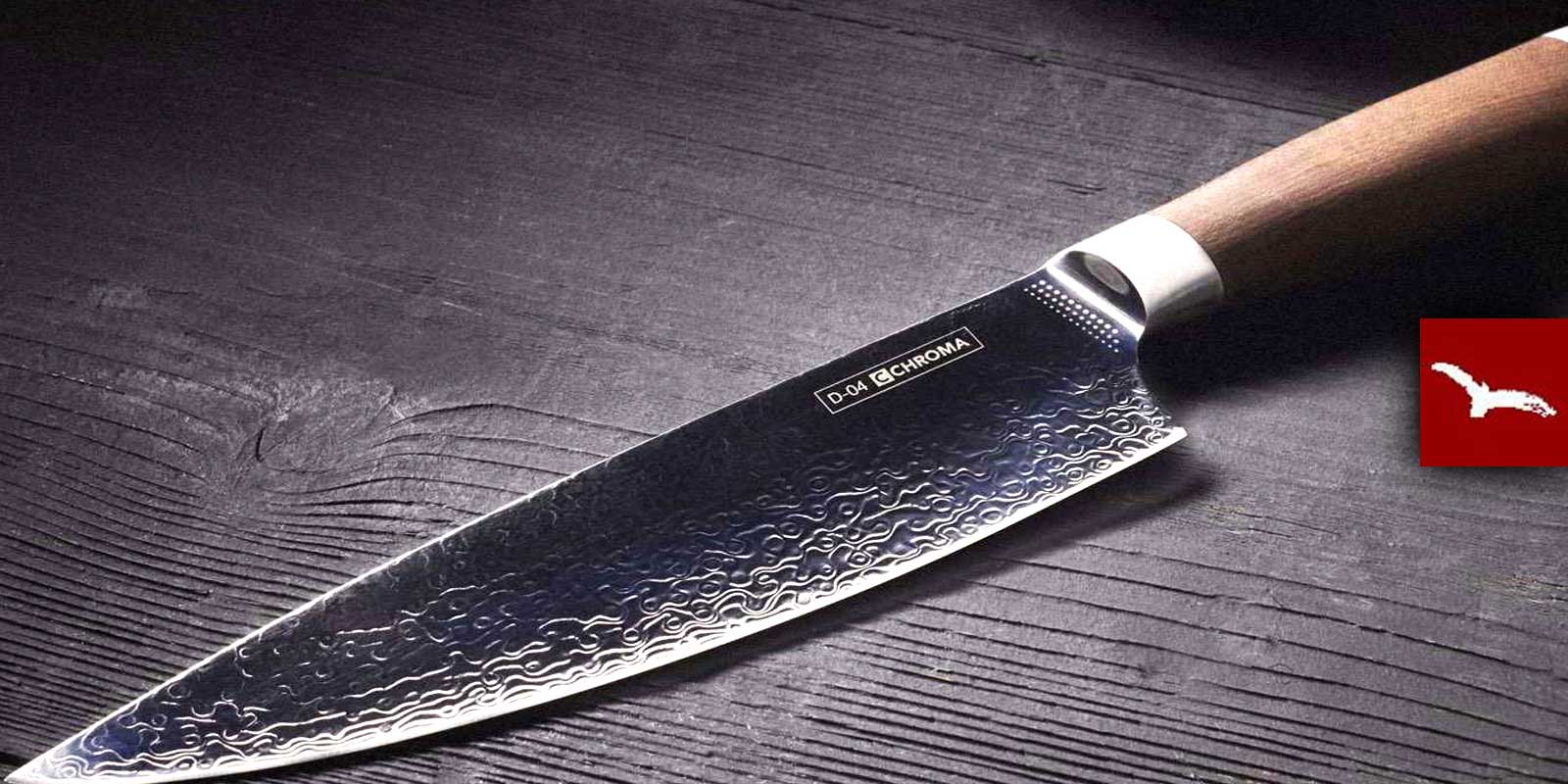 Ganivet de cuiner CHROMA Dorimu Damasc 