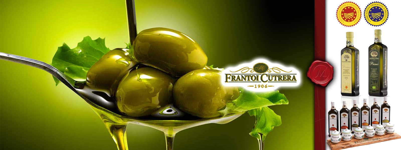 Olivolja fran Frantoi Cutrera 