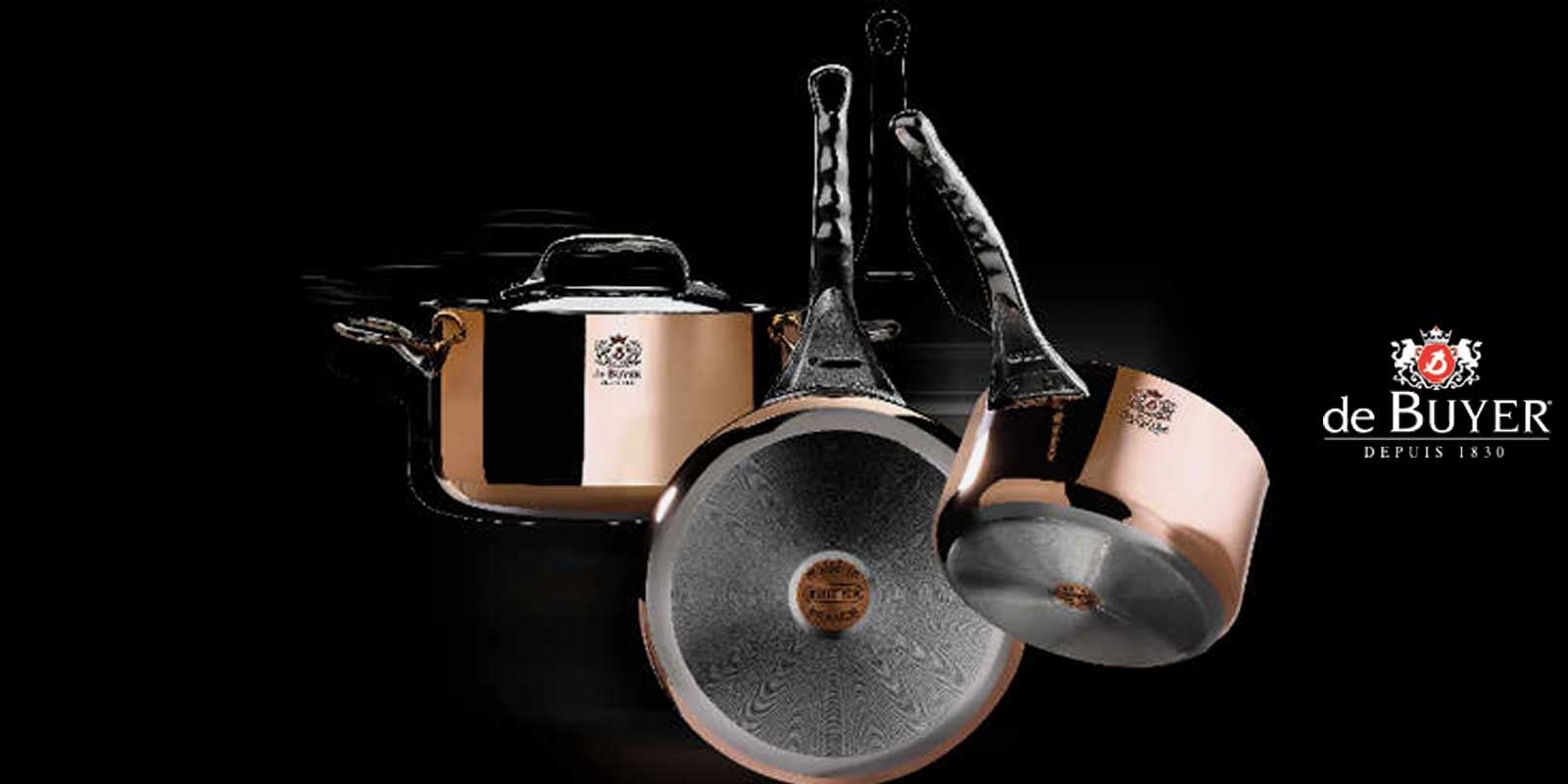 de BUYER cookware from France 1830 in France, the company de Buyer founded and since then has professional cooking and baking utensils ago. The traditional preparation of the hardware has already been known for decades in the hospitality and appreciated.