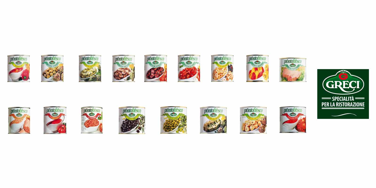 Greci prontofresco Antipasti Oliven, Artischocken, Tomaten, Zwiebeln, Paprika, Bohnen, Thunfisch, etc. Greci prontofresco Antipasti Oliven, Artischocken, Tomaten, Zwiebeln, Paprika, Bohnen, Thunfisch, etc.