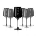 Nevas Water - water glasses black - 6 pc - carton