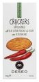 Crackers allolio extra vergine con peperoncino, Crackers with extra virgin olive oil and chili, Deseo - 120g - pack