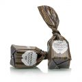 Mini truffle chocolates by Tartuflanghe Tartufo Dolce di Alba NERO a 7g, brown striped paper - 200 g - bag