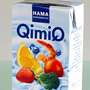 Produits QimiQ QimiQ est la premiere base de creme legere avec seulement 15 % de matiere grasse. Il a un gout neutre et convient donc aux aliments sucres et sales ainsi qu`aux plats chauds et froids. QimiQ est un produit 100% naturel.