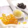 Fruit caviar and trout caviar and seaweed caviar and chocolate caviar and truffle caviar etc. 