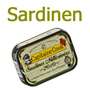 Sardinen - Produkte und Jahrgangs-Ölsardinen Sardinen in Olivenöl, Jahrgangs-Ölsardinen