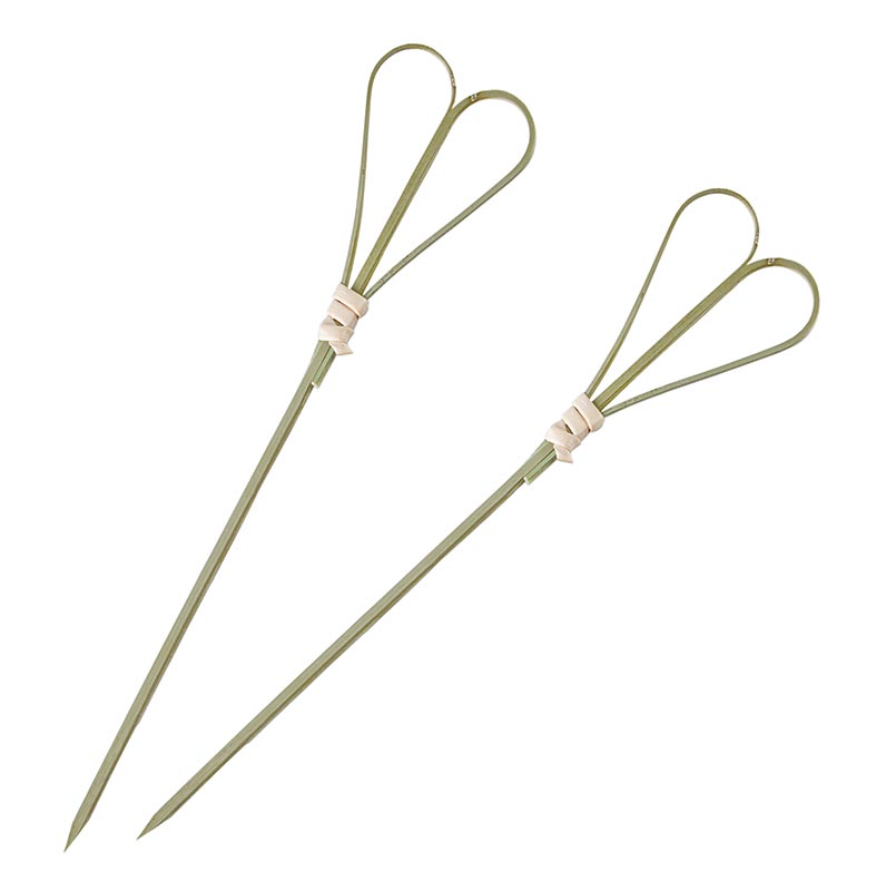 Bambus - Spiee, mit Herz, hitzebestndig, 18cm, 100 Stck, Beutel |  GOURMET VERSAND Online Shop