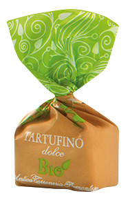 Tartufini dolci bio, sacchetto, Milchschokoladentrüffel mit Haselnüssen Bio, Btl, Antica Torroneria Piemontese - 200 g - Beutel