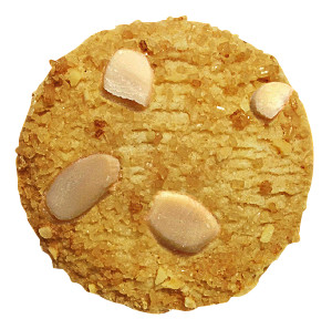 Flaked Almond Shortbread Rounds, Buttergebäck mit Mandelblättchen, Cartwright & Butler - 200 g - Packung Flaked Almond Shortbread Rounds, Buttergebäck mit Mandelblättchen, Cartwright & Butler - 200 g - Packung