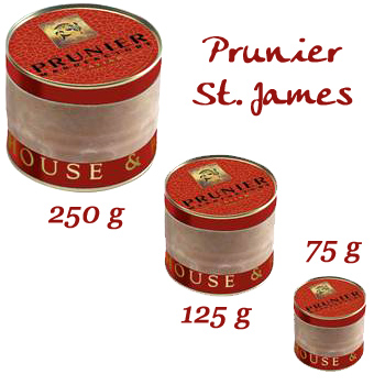 Prunier Kaviar St. James vom Caviar House & Prunier (Acipenser baerii) - 125 g - Originaldose mit Gummi