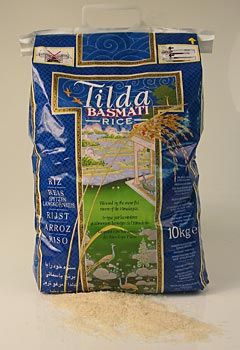 Basmati Reis, Tilda, im praktischen Reißverschluß - Sack - 10 kg - Sack