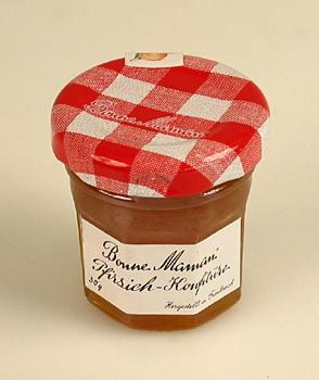 Portions-Konfitüre Pfirsich, Bonne Maman - 450 g, 15 x 30 g - Packung