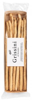 Grissini al Sesamo, Grissini mit nativem Olivenöl extra und Sesam, Viani - 200 g - Stück Grissini al Sesamo, Grissini mit nativem Olivenöl extra und Sesam, Viani - 200 g - Stück
