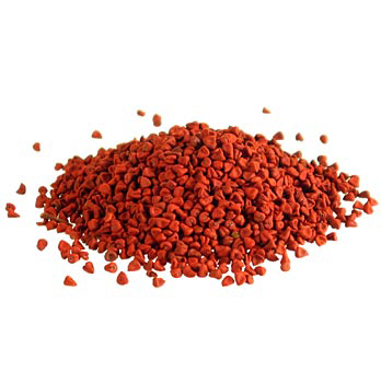 Annatto-Samen, vom Orleanstrauch - 100 g - Beutel Annatto-Samen, vom Orleanstrauch - 100 g - Beutel