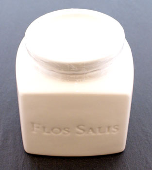 Tisch-Salz-Gefäß Flos Salis®, groß, Flor de Sal-Auslese - 340 g - Lose Tisch-Salz-Gefäß Flos Salis®, groß, Flor de Sal-Auslese - 340 g - Lose