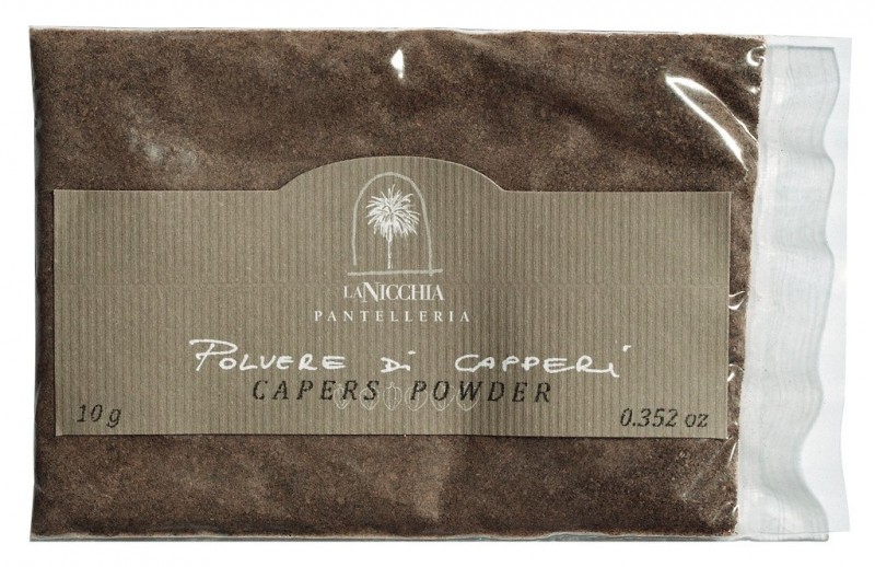 Polvere di capperi, caper powder, La Nicchia - 10 g - bag
