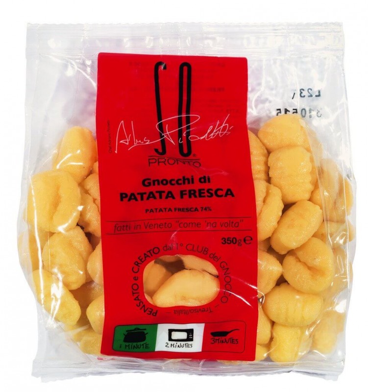 Gnocchi di patata fresca, kartoffelboller, So Pronto - 350 g - taske