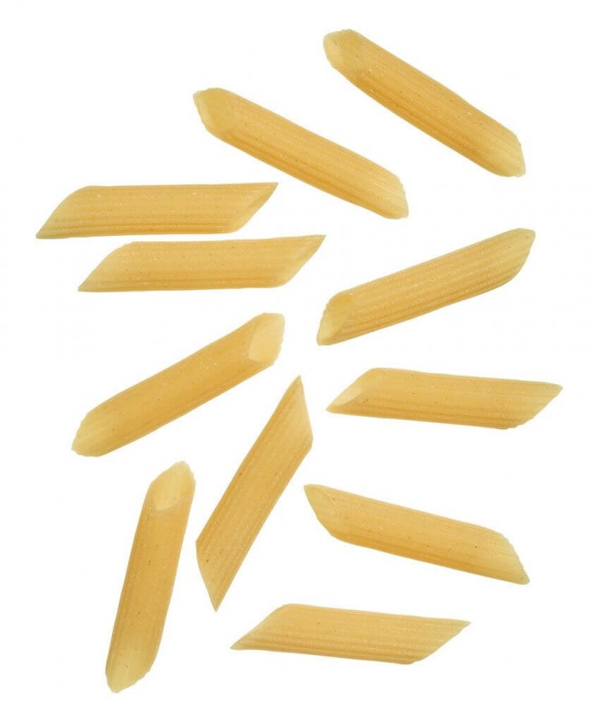 Penne, pâtes rainurées à la semoule de blé dur, Pasta Mancini - 500 g - pack