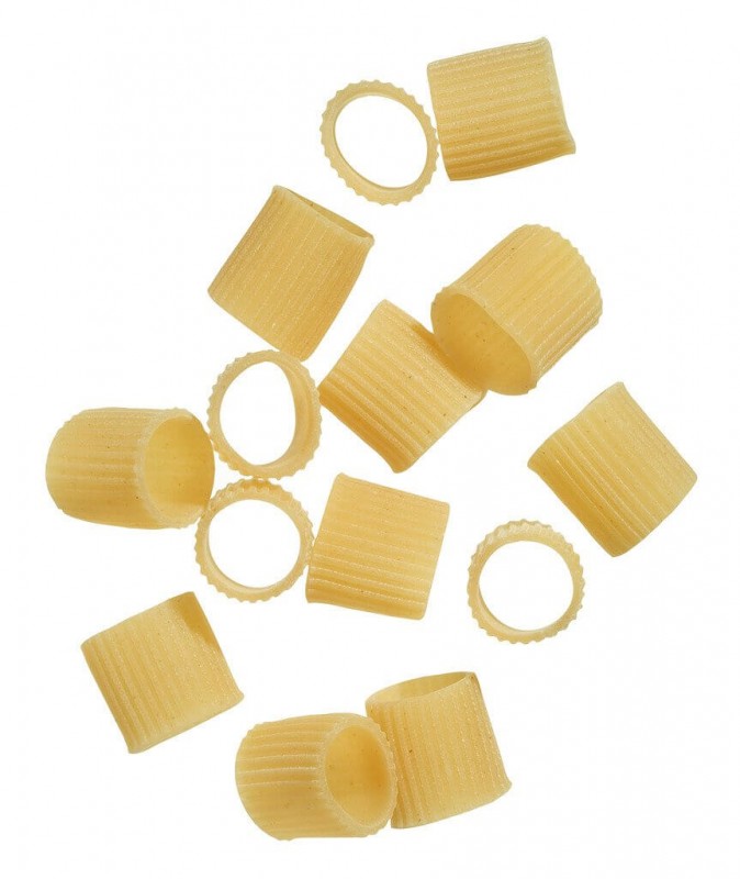 Mezze Maniche, pates a la semoule de ble dur, grand format, Pasta Mancini - 500g - paquet