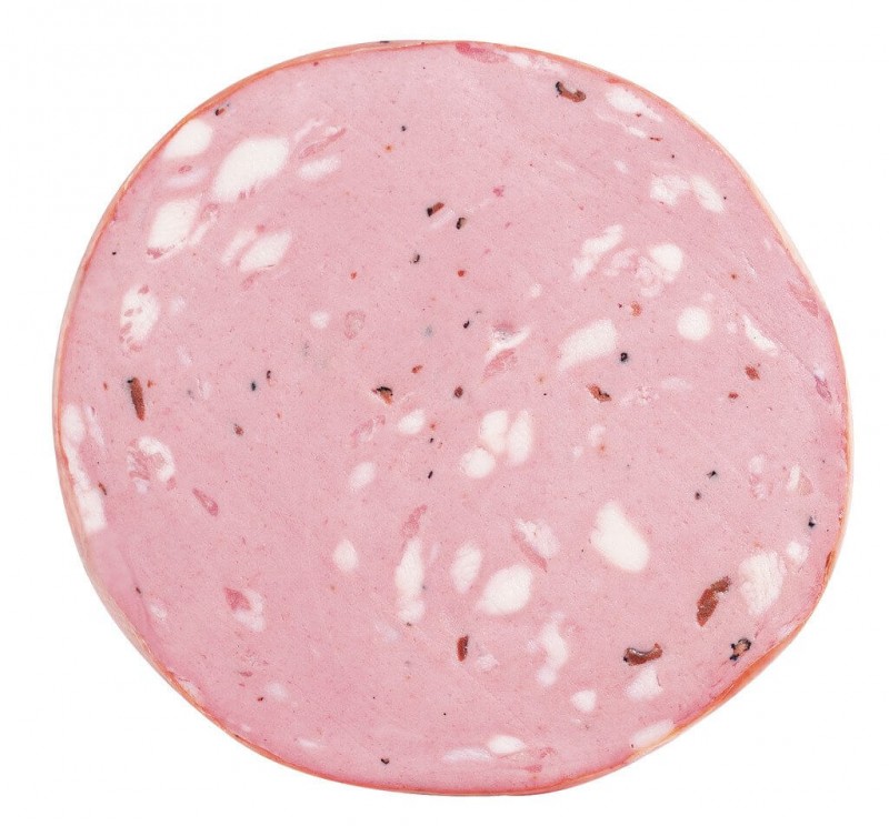 Mortadella with truffle, halved, Mortadella al tartufo Bonfatti, mezza forma, Bonfatti - 4 kg - kg