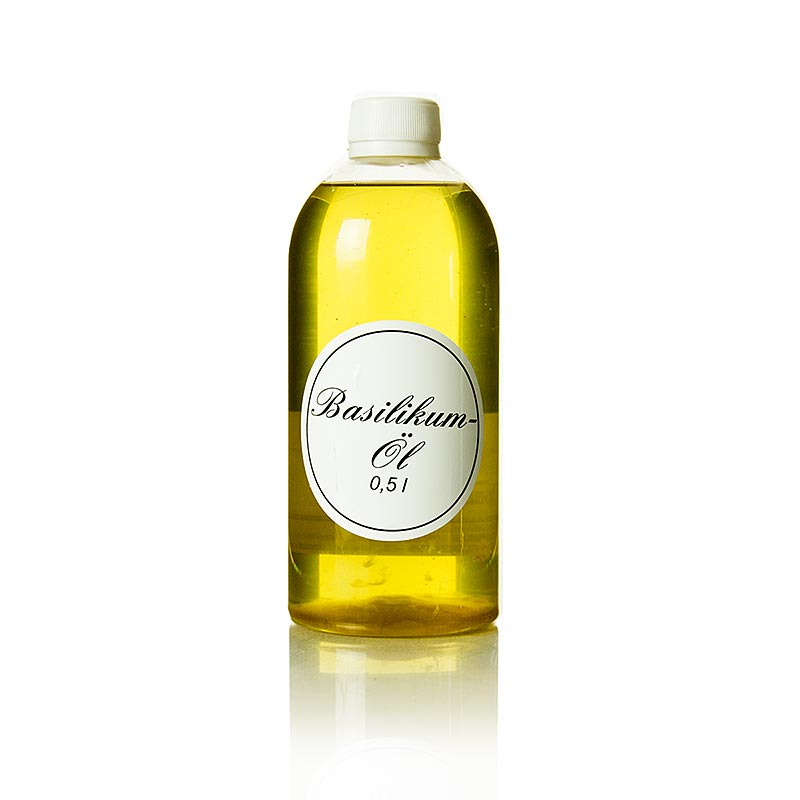 Basilikumöl - Rapsöl mit Basilikum - 500 ml - Flasche Basilikumöl - Rapsöl mit Basilikum - 500 ml - Flasche