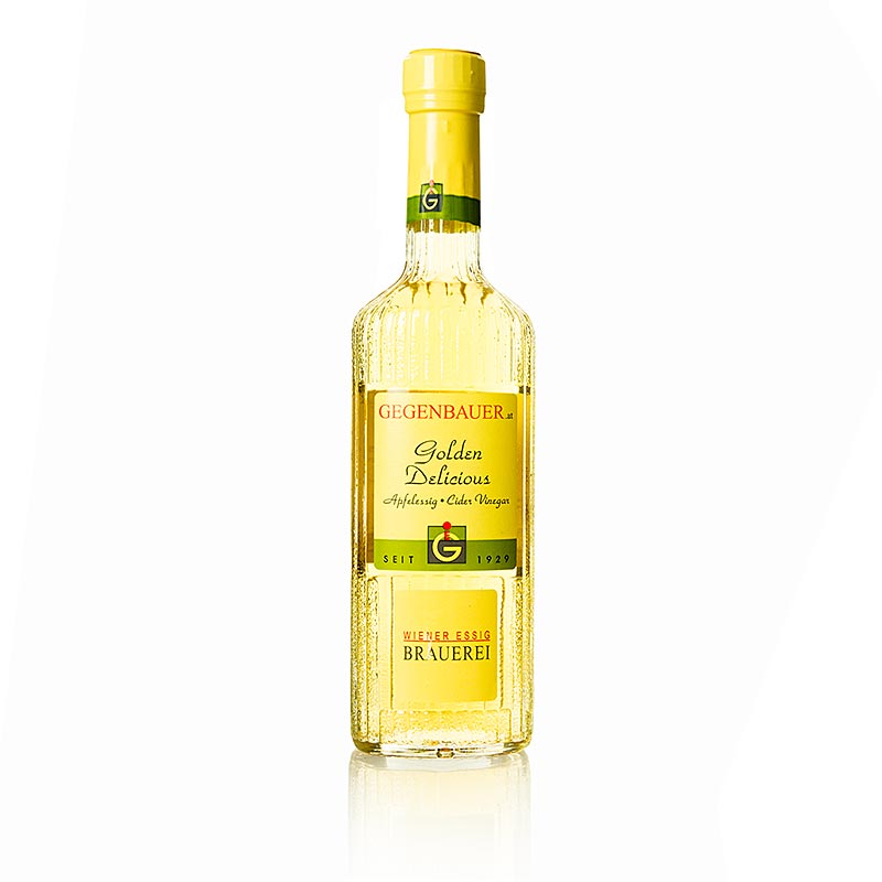 Vinaigre de fruits Gegenbauer Golden Delicious Vinaigre de cidre, acide à 5% - 250 ml - bouteille