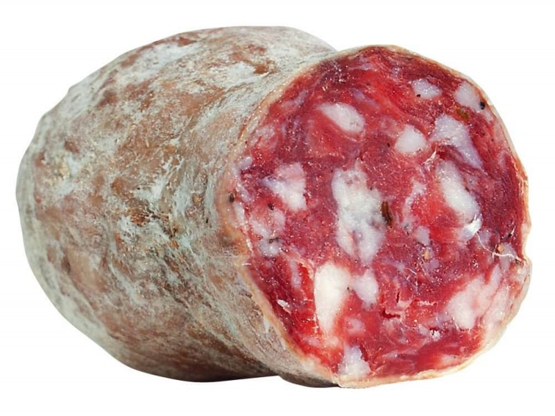 Finocchiona di Cinta Senese, biologico, Fenchelsalami vom Cinta Senese, Bio, Savigni - ca. 450 g - kg