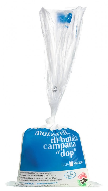 Mozzarella di bufala DOP, Bocconcini, Büffelmozzarella, mittlere Kugeln, Casa Madaio - 8 x 5 x 50 g - kg Mozzarella di bufala DOP, Bocconcini, Büffelmozzarella, mittlere Kugeln, Casa Madaio - 8 x 5 x 50 g - kg