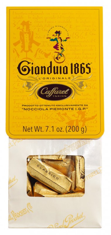 Gianduiotti classici, in sacchetto, Haselnuss-Nougat-Pralinen, Beutel, Caffarel - 200 g - Beutel Gianduiotti classici, in sacchetto, Haselnuss-Nougat-Pralinen, Beutel, Caffarel - 200 g - Beutel