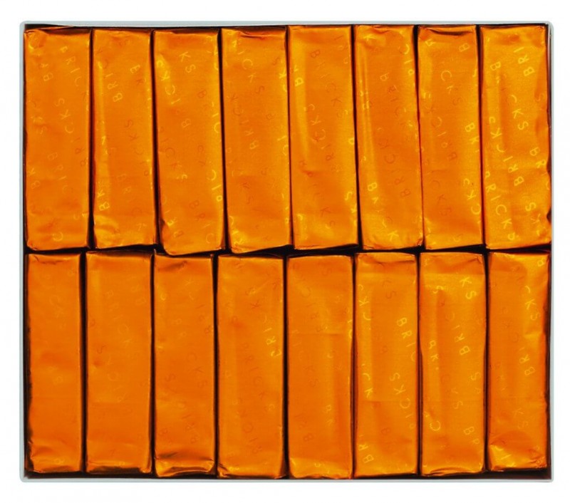 6 Sorten Pralinensticks, Displays sortiert, Bricks N° 80, espositori assortiti, Majani - 6 x 800 g - Karton 6 Sorten Pralinensticks, Displays sortiert, Bricks N° 80, espositori assortiti, Majani - 6 x 800 g - Karton