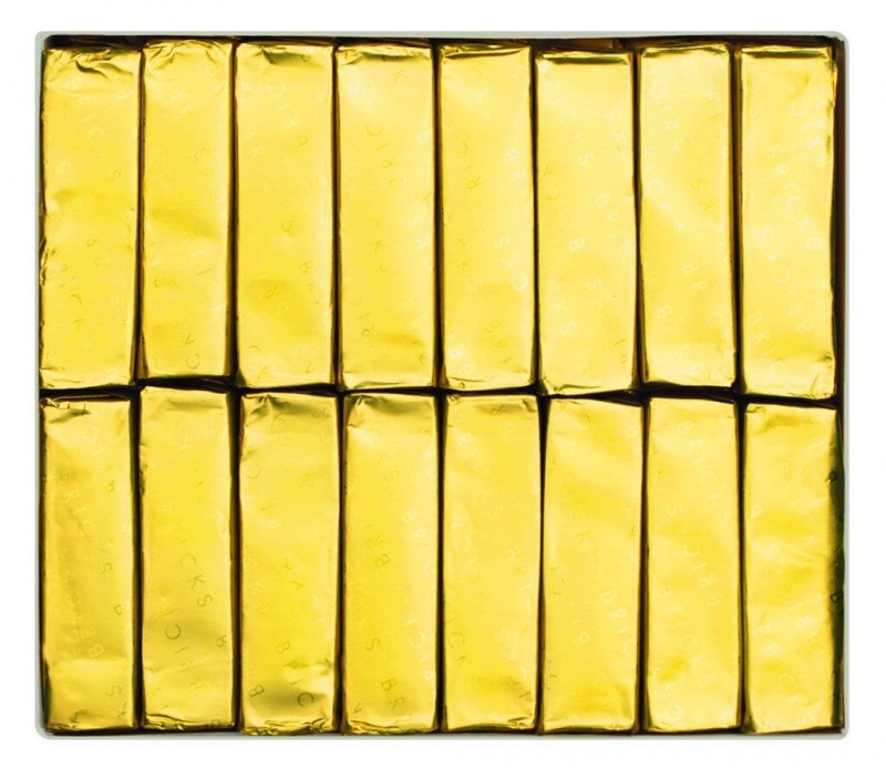 6 Sorten Pralinensticks, Displays sortiert, Bricks N° 80, espositori assortiti, Majani - 6 x 800 g - Karton 6 Sorten Pralinensticks, Displays sortiert, Bricks N° 80, espositori assortiti, Majani - 6 x 800 g - Karton